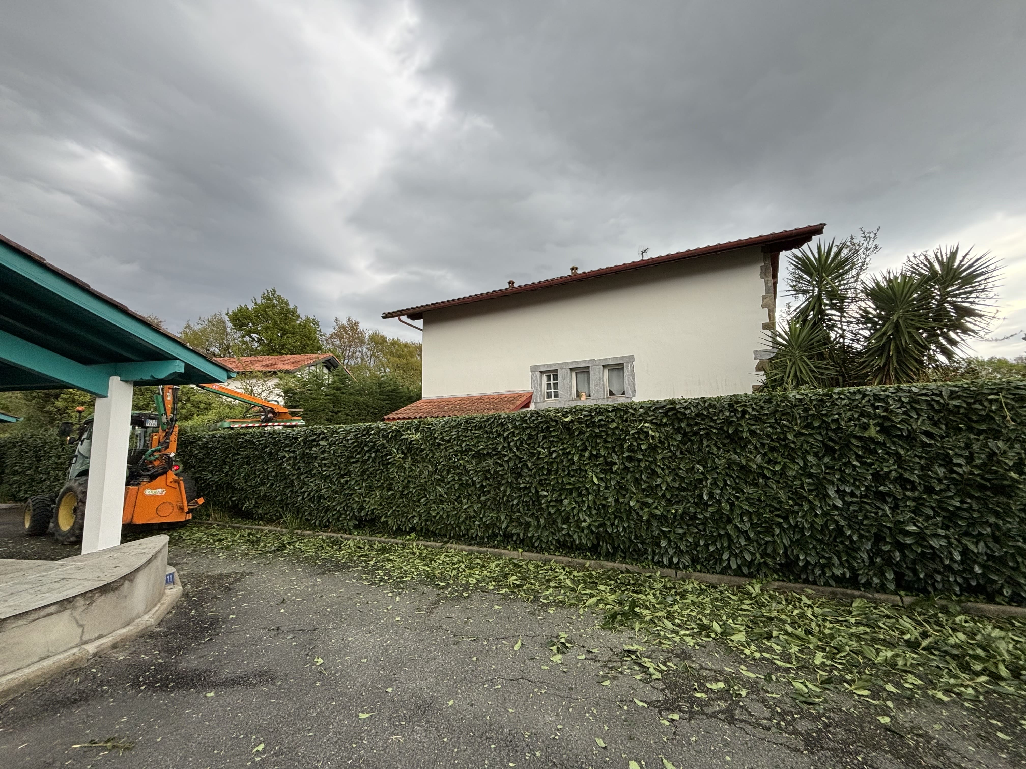 Taille de haie par Etxe Lurra, jardinier paysagiste au Pays basque